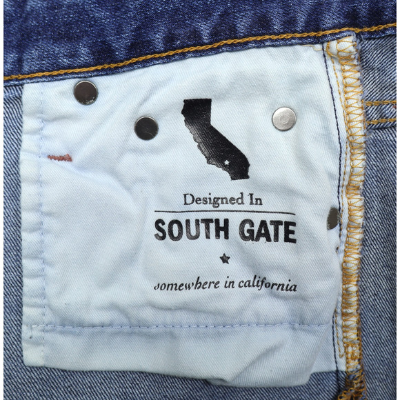 A G Adriano GoldSchmied The iva High Rise Bell Bottom Flare Blue Denim Sz 27 - Picture 9 of 12